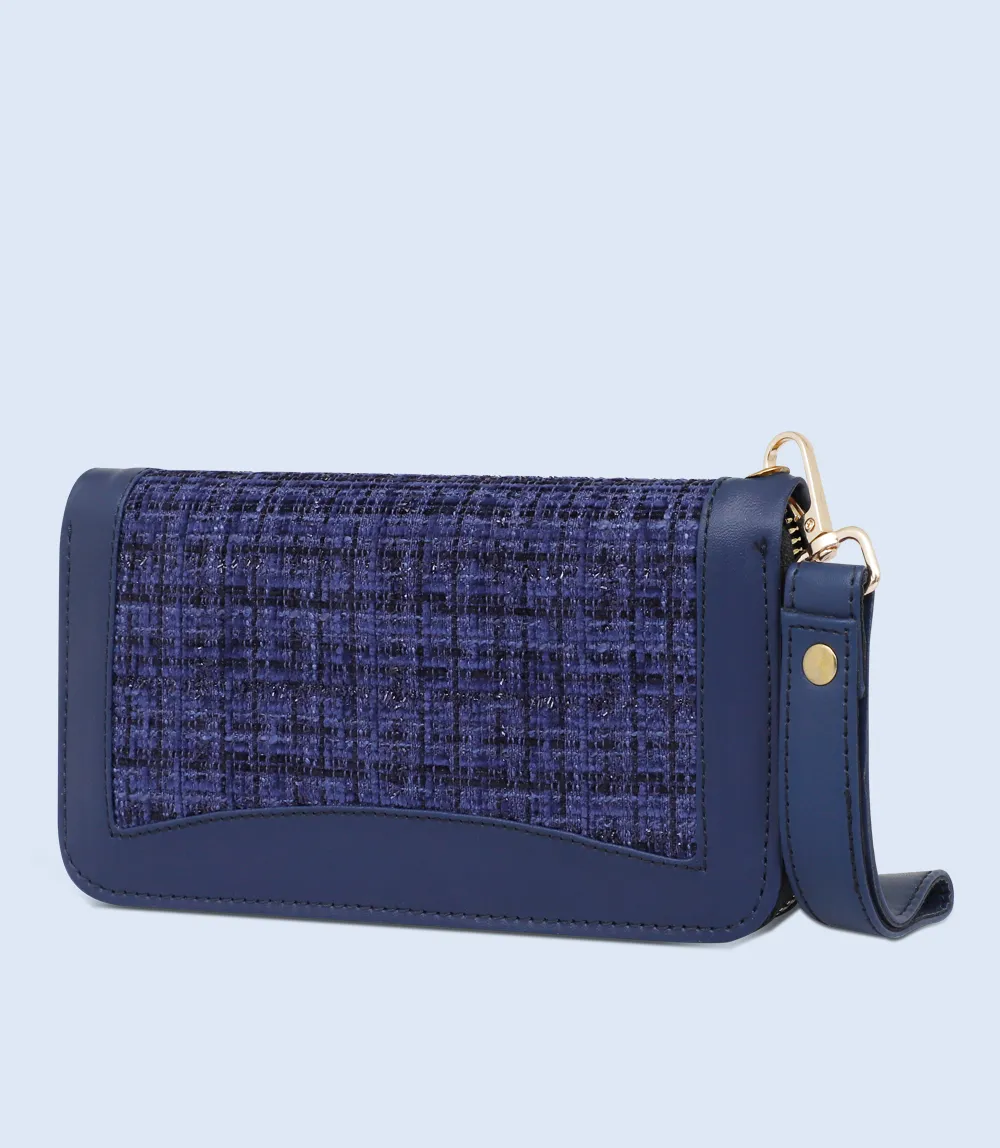 WB2528-BLUE-Women Wallet