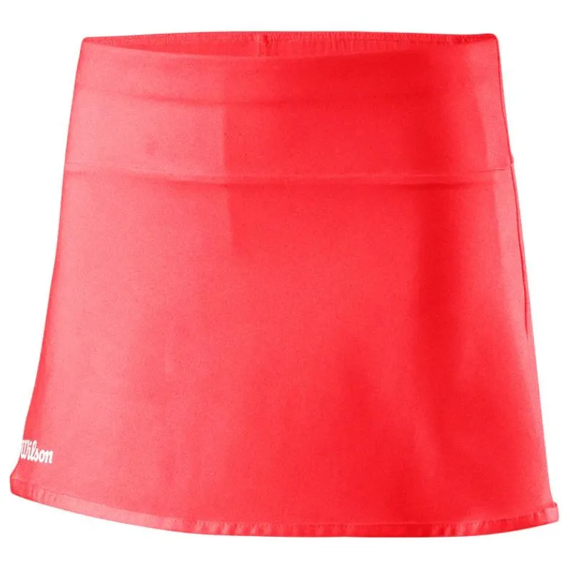 Wilson Girls Team II 11 Skirt- Fiery Coral