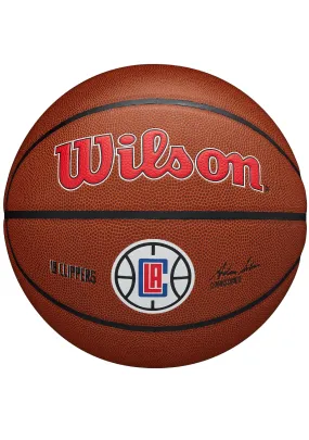 Wilson LA Clippers NBA Composite Leather Basketball Size 7  WTB3100LAC