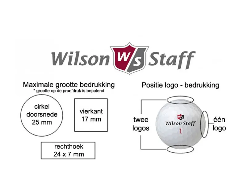 Wilson Ultra - Golfballen Bedrukken