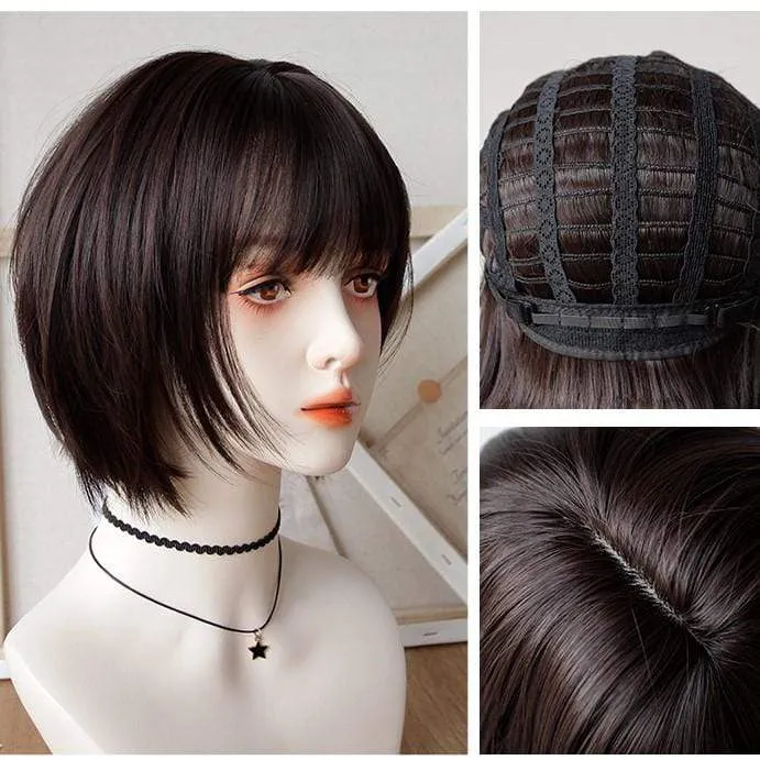 Women's Silky Short Synthetic Hair Wig