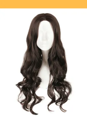 Wonder Woman Natural Dark Brown Curl Cosplay Wig